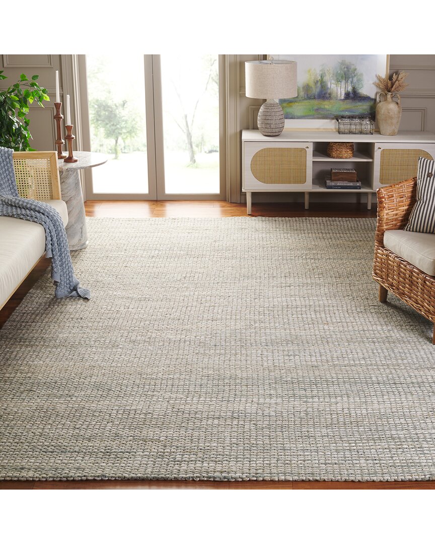 Safavieh Marbella Hand Loomed Jute & Cotton-blend Rug In Grey
