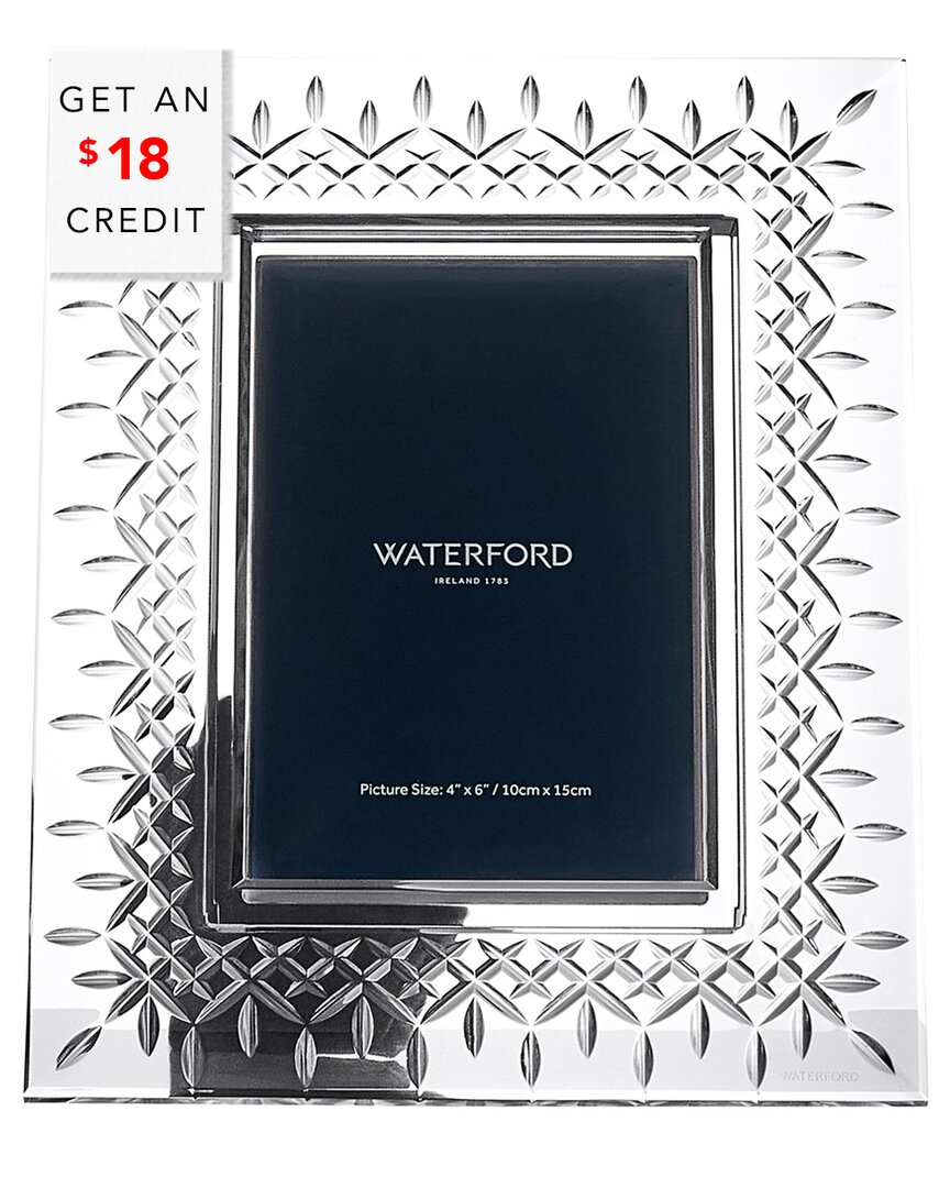 Waterford Lismore 4x6 Photo Frame With $18 Credit