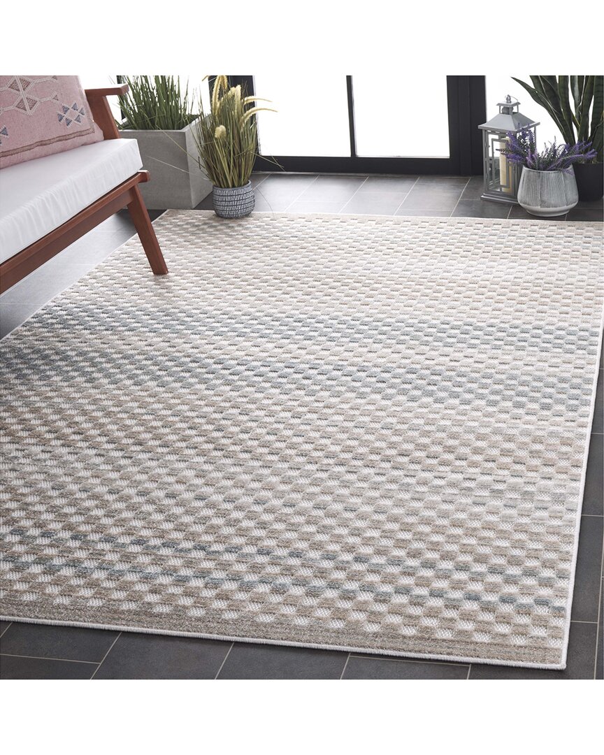 Safavieh Stella Bluma Power-loomed Indoor/outdoor Rug In Neutral