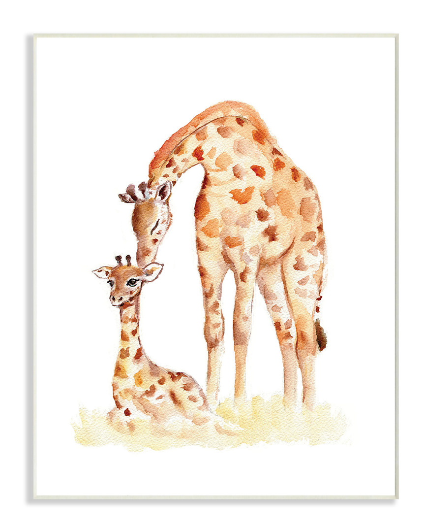 Stupell Giraffe Family Illustration By Daphne Polselli