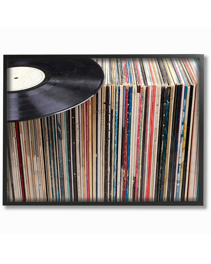 Stupell Vintage Records Display By In House Art Framed Art