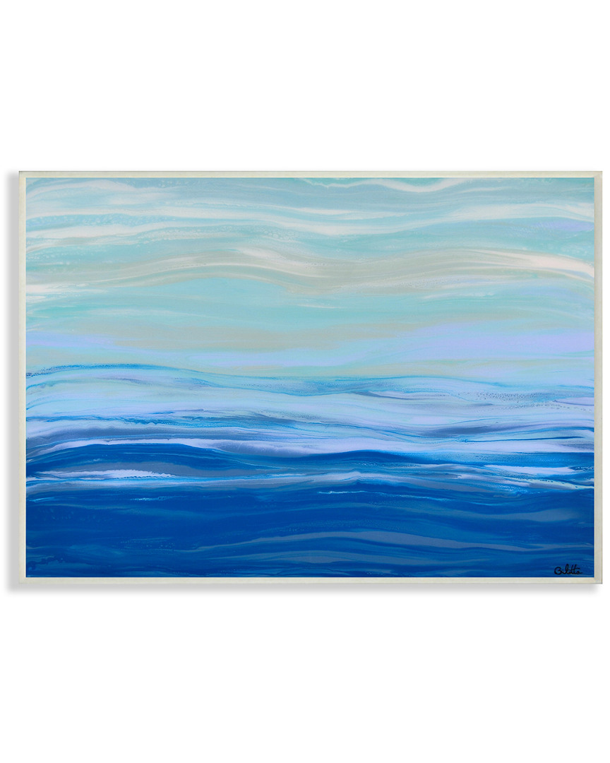 Stupell Acrylic Resin Morning Ocean Gentle Abstract By Barbara Bilotta