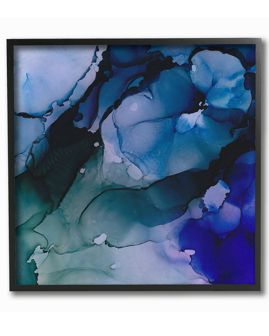 Stupell Deep Water Abstract Splashes By Jonny Troisi Framed Art
