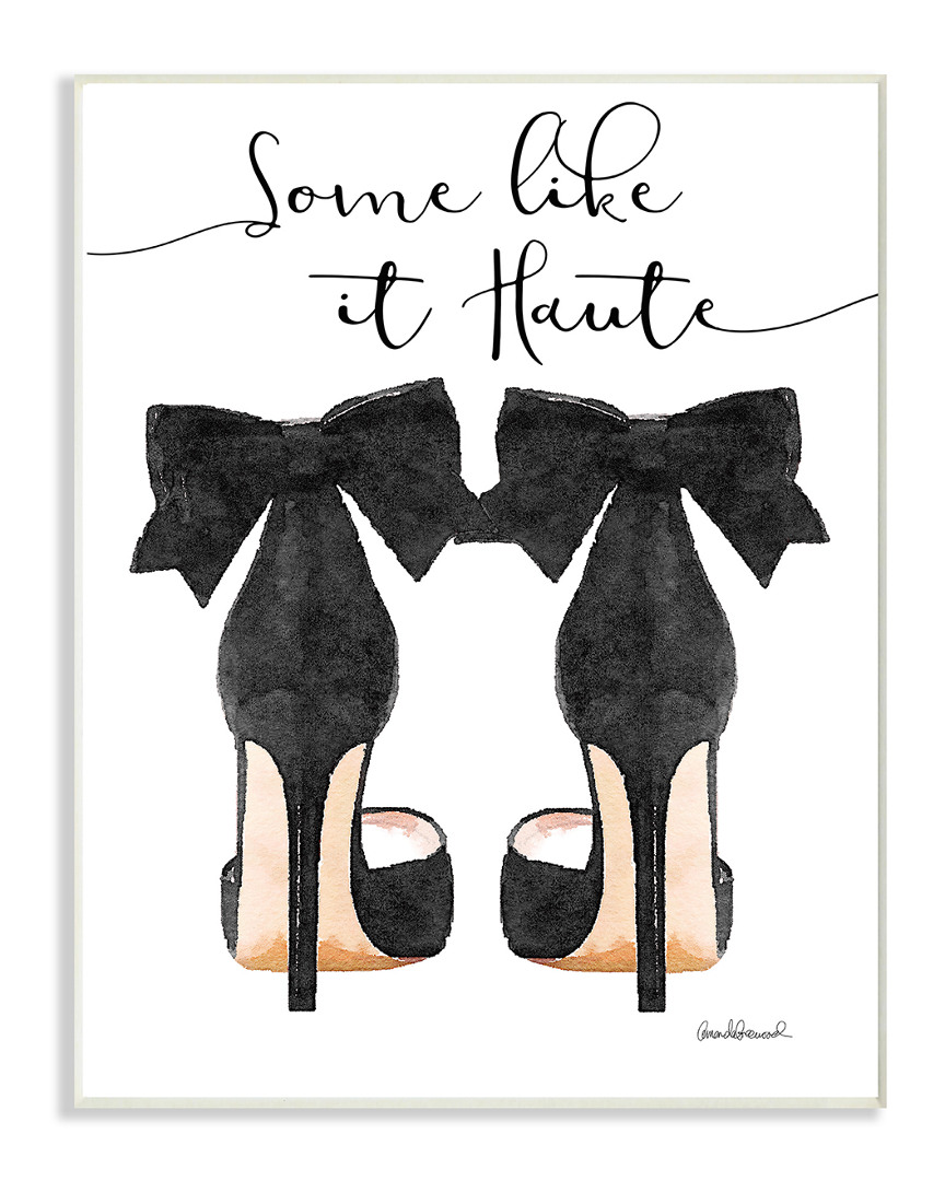 Stupell Some Like It Haute Black Pumps Heels By Amanda Greenwood