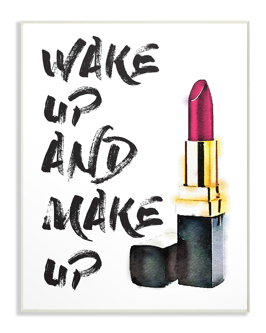 Shop Stupell Wake Up And Make Up By Amanda Greenwood