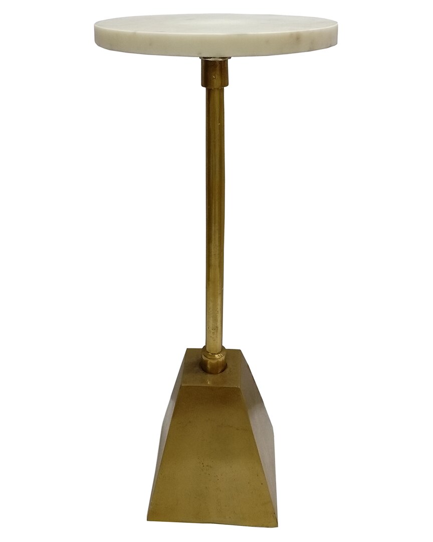 Sagebrook Home 23in Round Drink Table In Brown