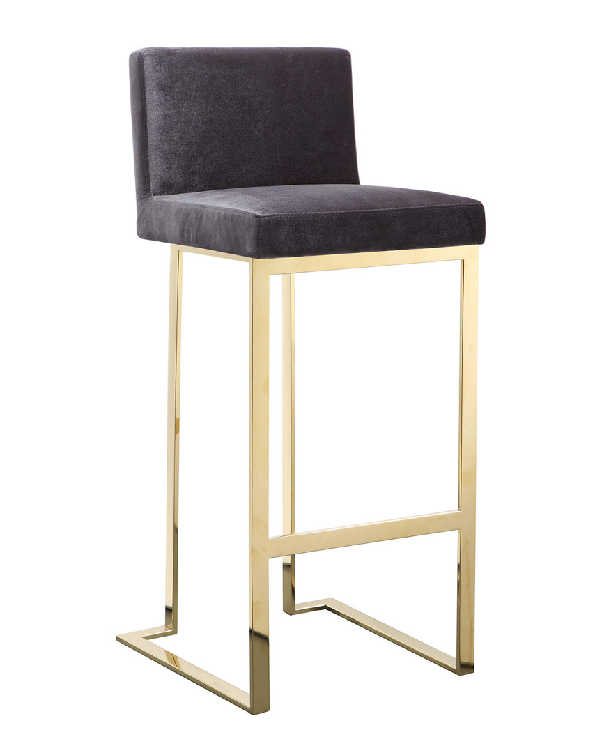 Pangea Home Dexter Bar Stool In Black