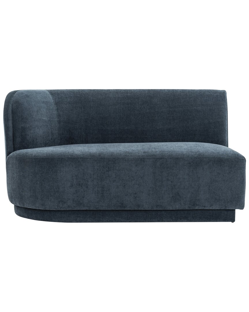 Moe's Home Collection Yoon Left-facing 2-seat Sofa In Blue
