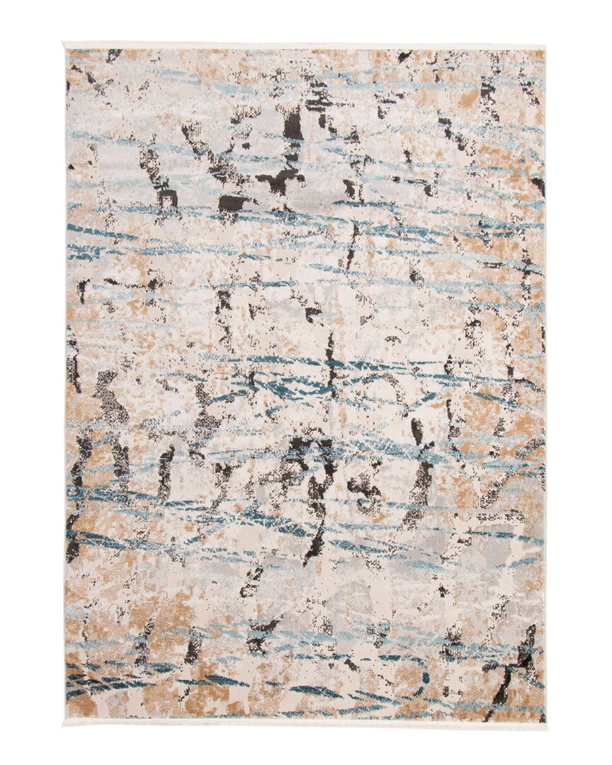 Ecarpet Arizona Modern Abstract Rug In Blue