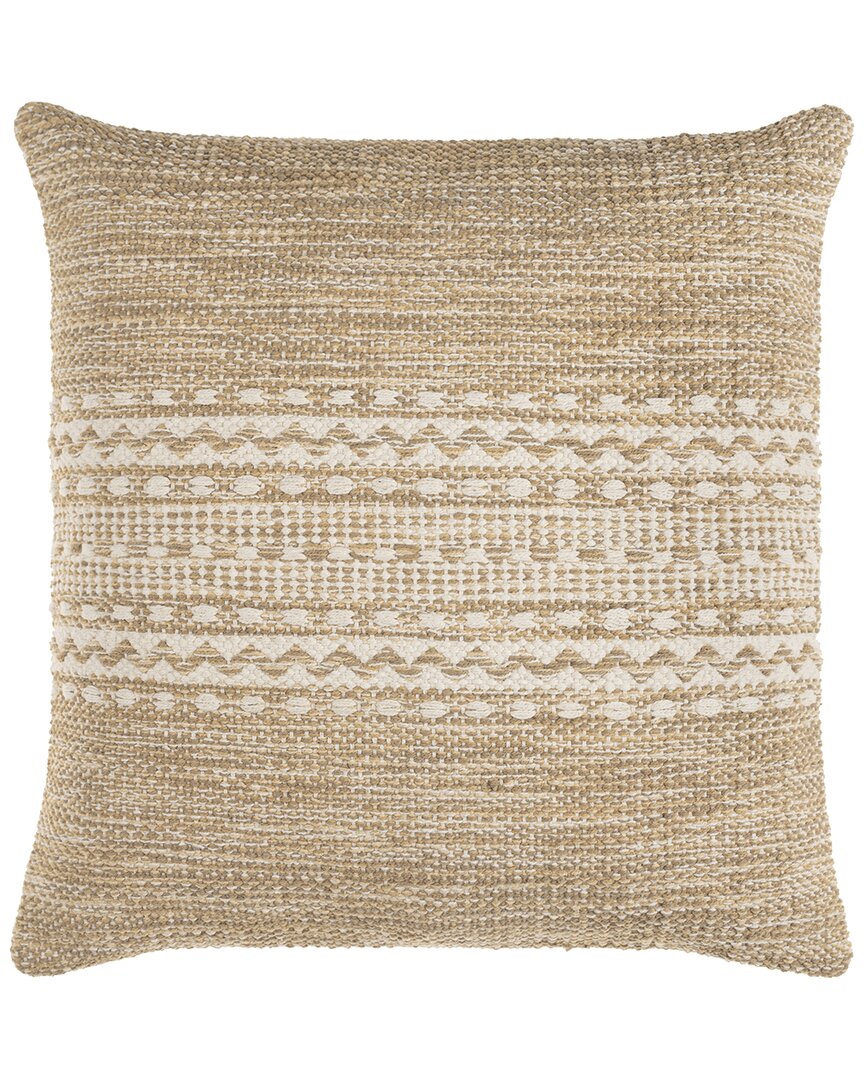 Surya Ethan Polyester Pillow In Cream