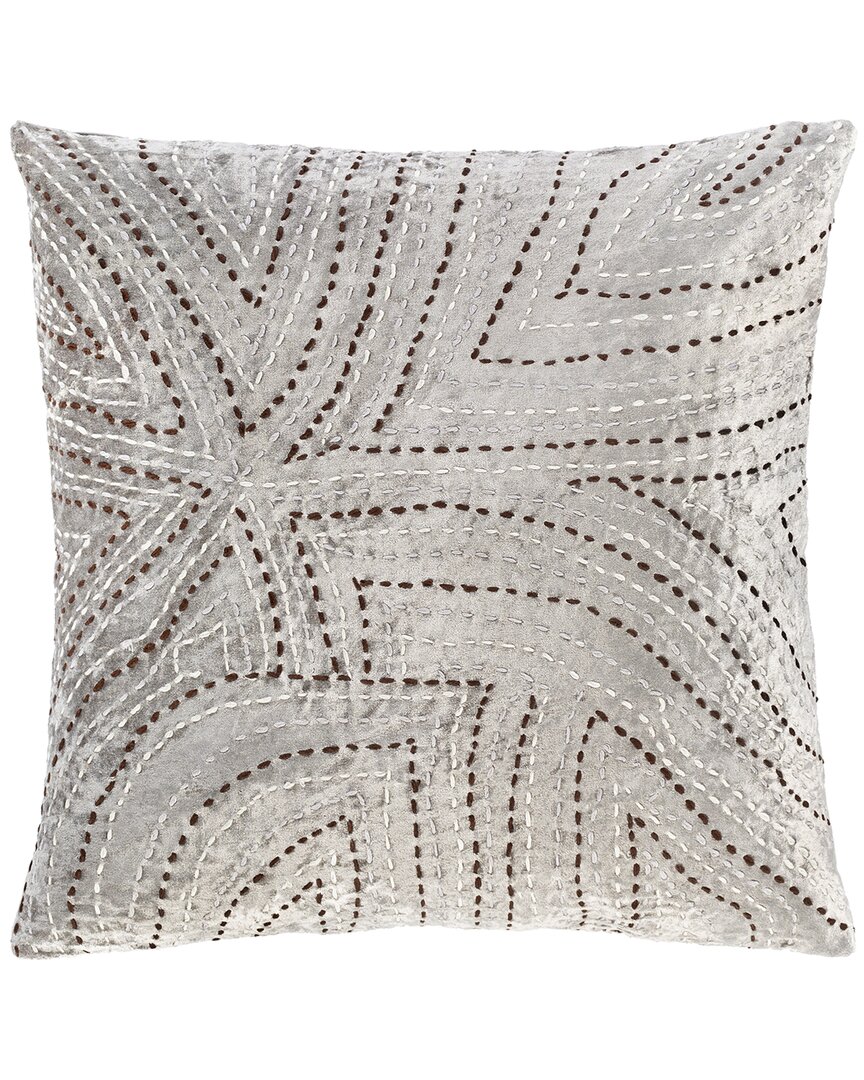 Surya Kenzo Pillow Cover In Gray