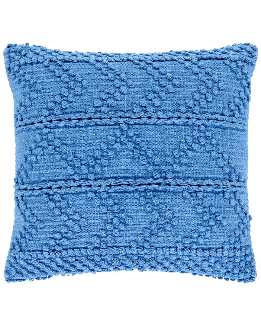 Surya Merdo Polyester Pillow In Blue