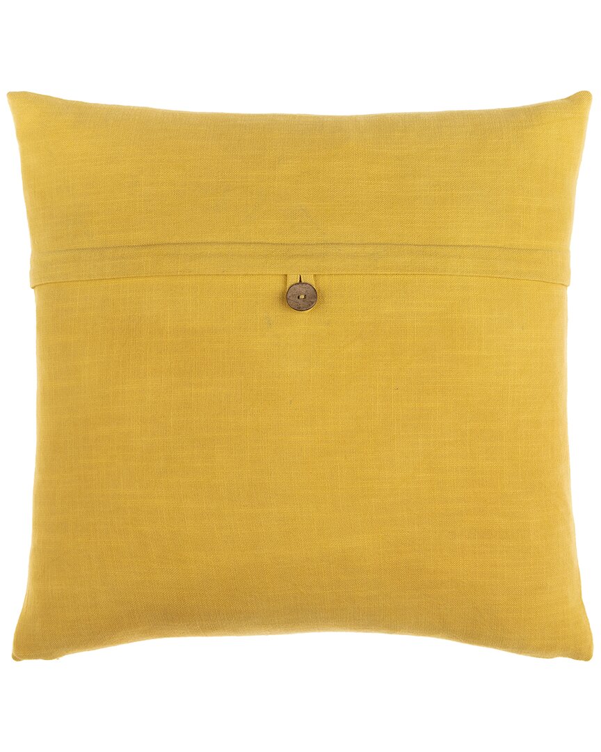 Surya Penelope Down Pillow In Yellow