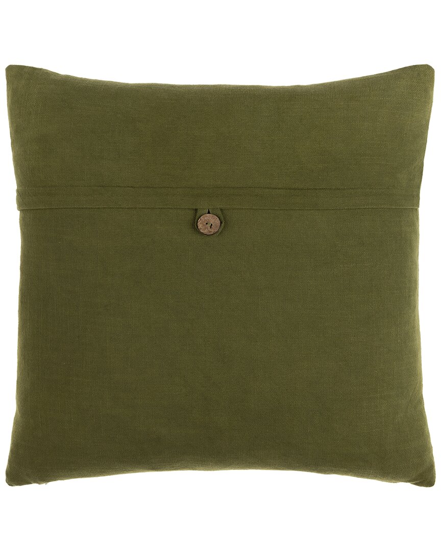Surya Penelope Down Pillow In Green