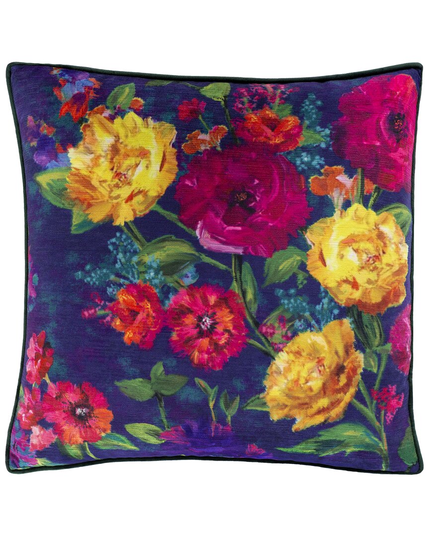 Surya Posy Pillow Cover In Blue