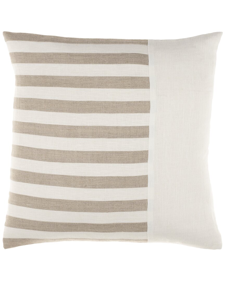 Surya Roxbury Polyester Pillow In Cream