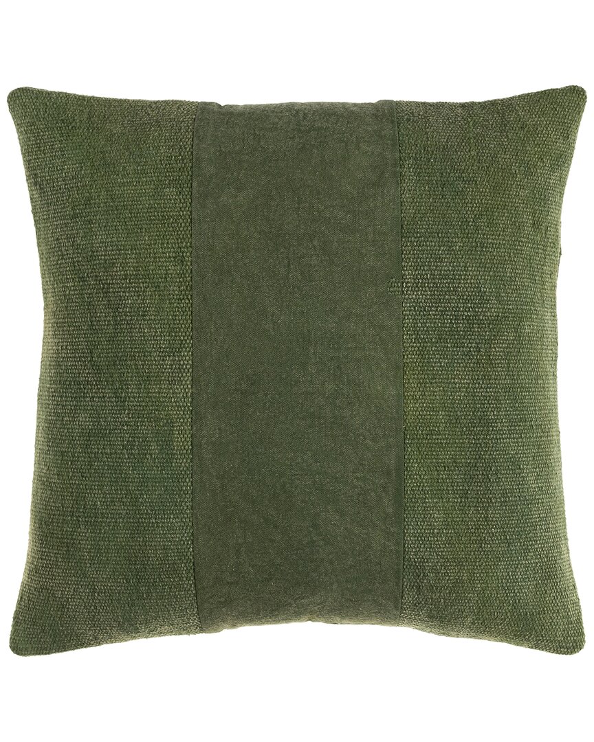 Surya Washed Pillow In Green