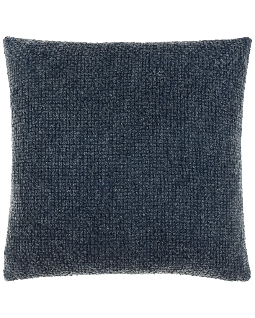 Surya Washed Polyester Pillow In Navy