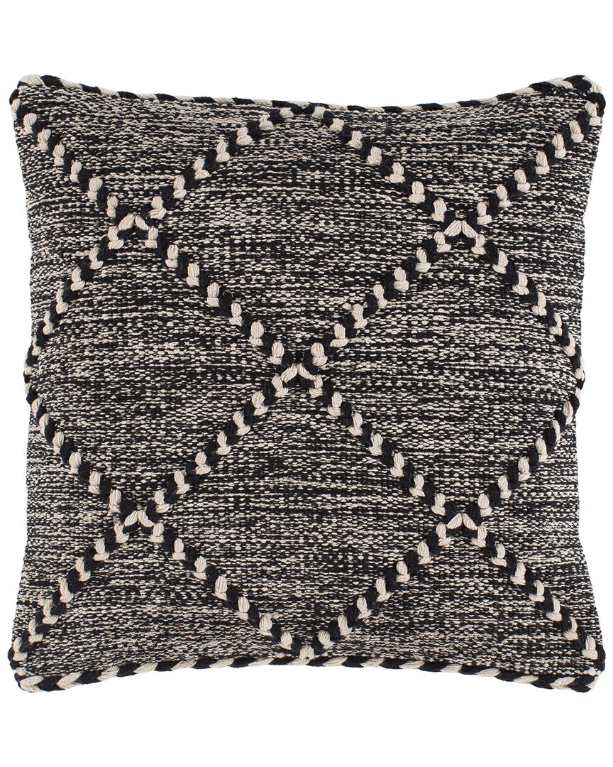 Surya Zanafi Pillow Cover In Black