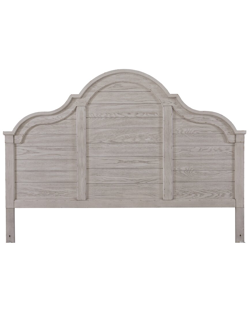 Legacy Classic Belhaven King/cal King Arched Panel Headboard In Weathered  Plank Finish Wood