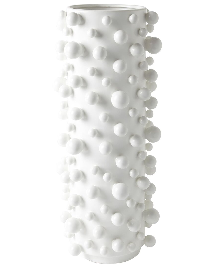 Global Views Molecule Vase In White