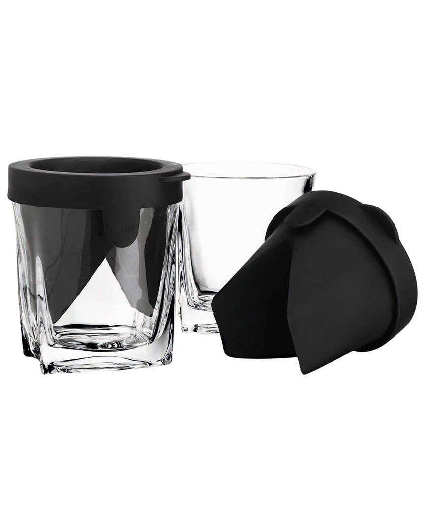 Godinger Glacier Whiskey 4pc Chiller Set