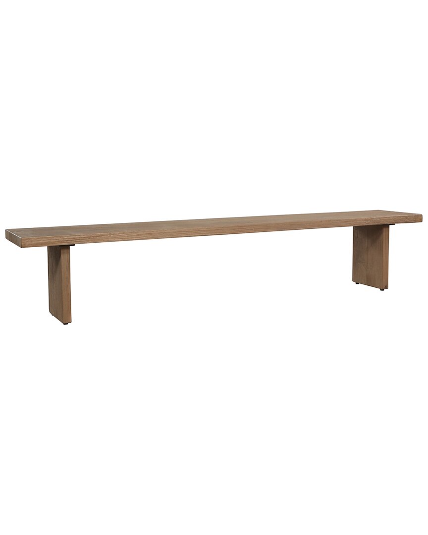 Moe's Home Collection Koshi Bench In Grey