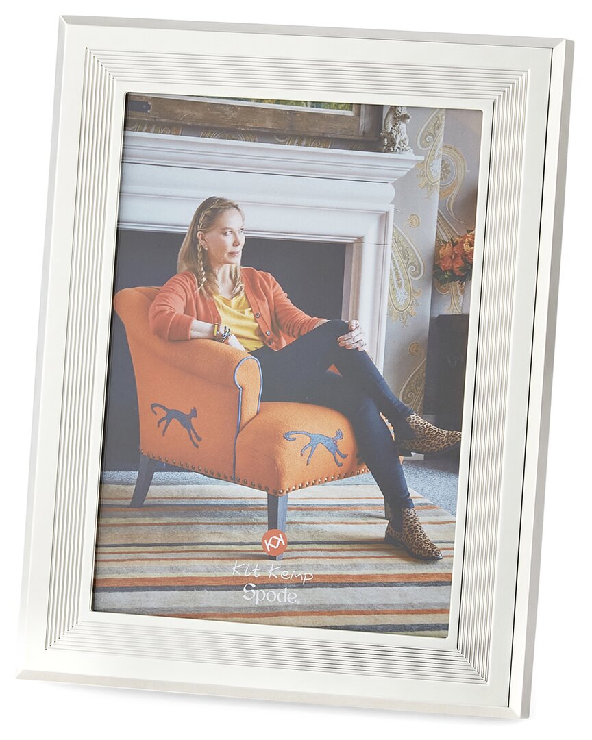 Spode Kit Kemp Frames Ribbed 5x7 Photo Frame