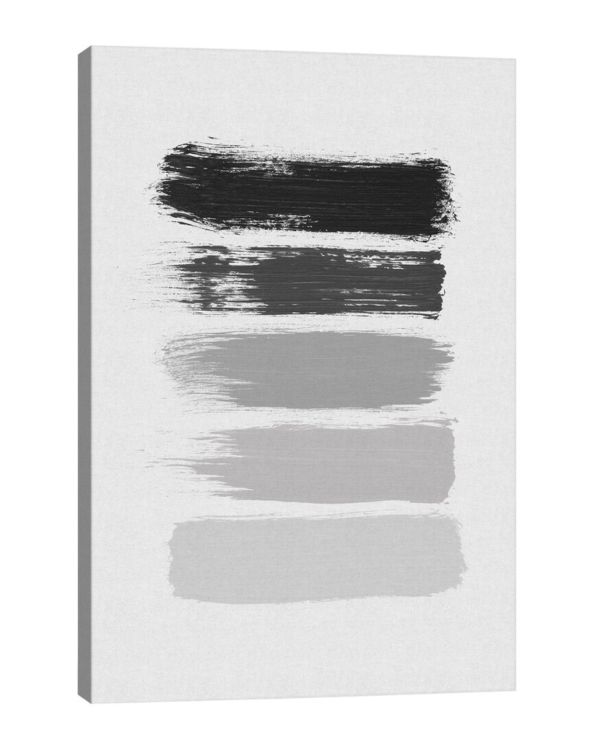 Icanvas B&w Stripes By Orara Studio Wall Art