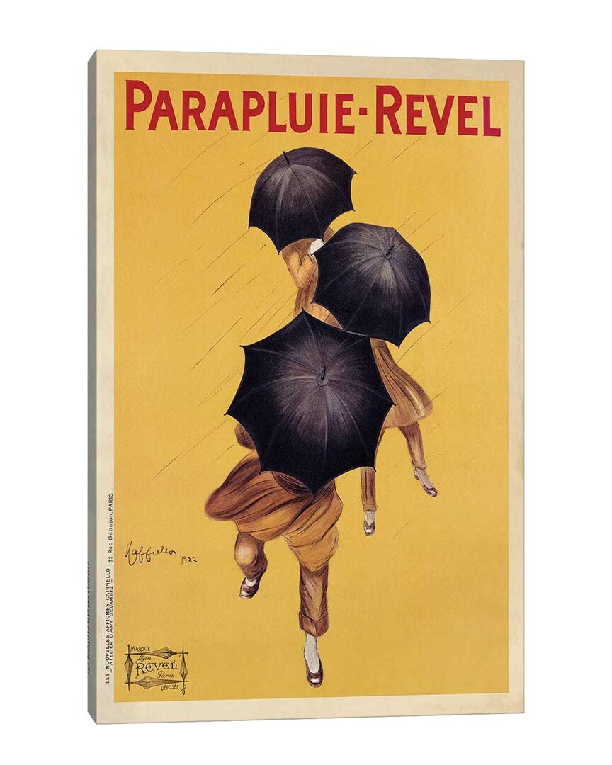 Icanvas Parapluie-revel, 1922 By Leonetto Cappiello Wall Art