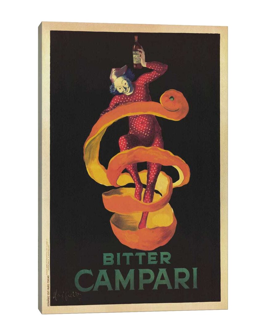 Icanvas Bitter Campari (vintage) By Leonetto Cappiello Wall Art