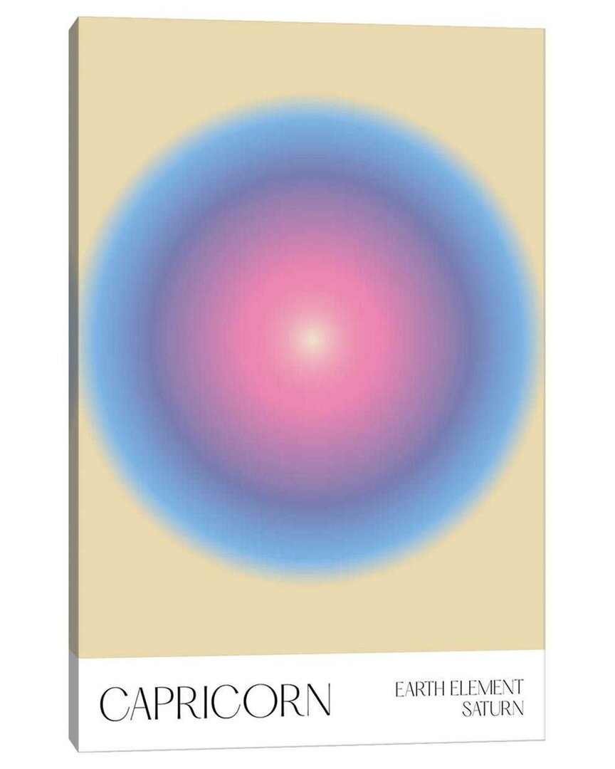 Icanvas Capricorn Zodiac Sign By Mambo Art Studio Wall Art