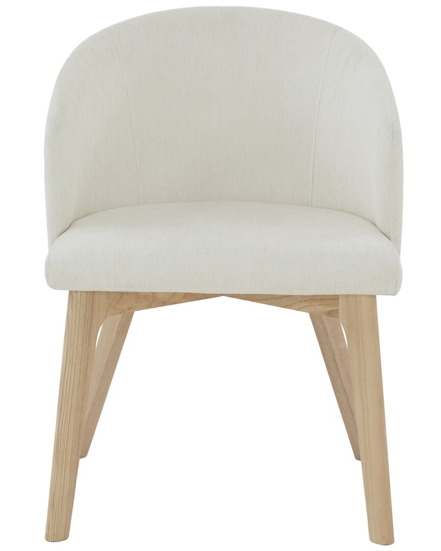 Safavieh Couture Wynonna Linen Dining Chair In White