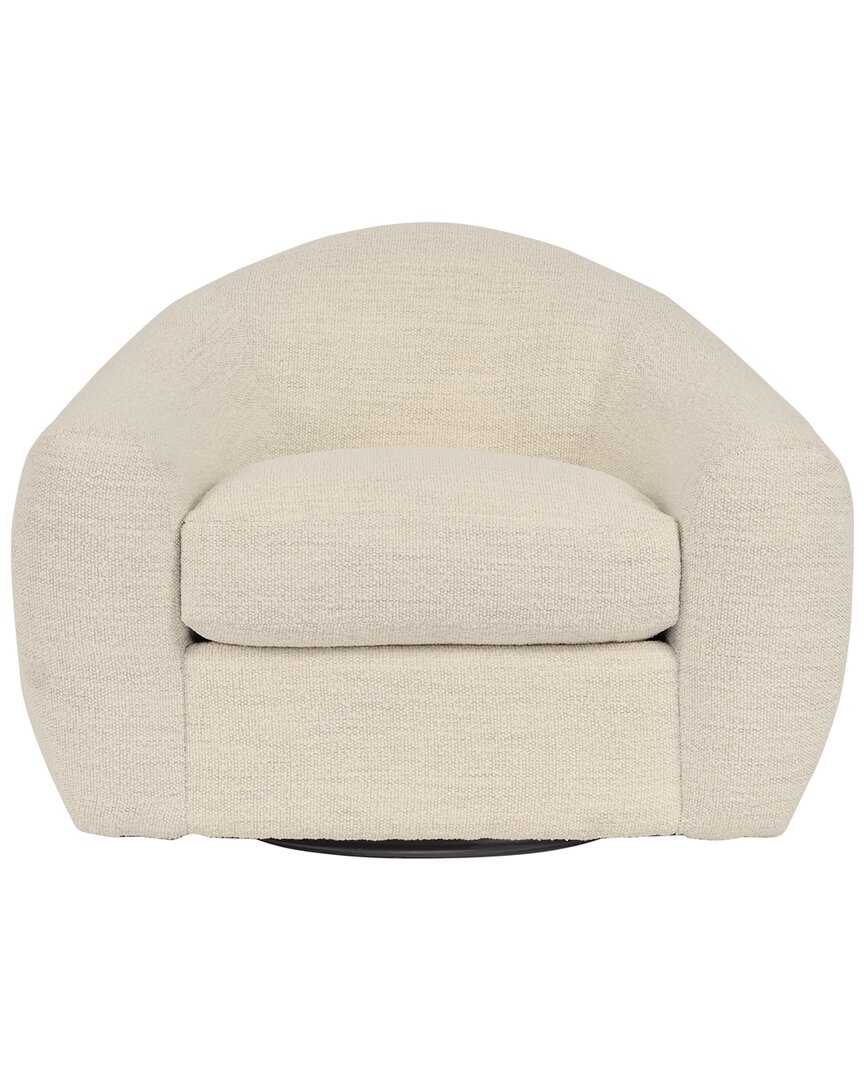 Armen Living Molly Upholstered Swivel Accent Chair