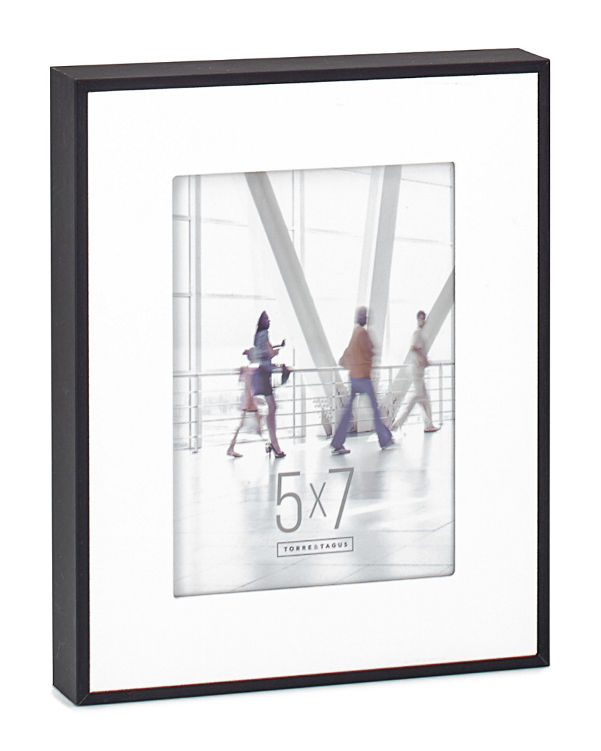 Torre And Tagus Boulevard Black Veneer 5x7 Matte Frame