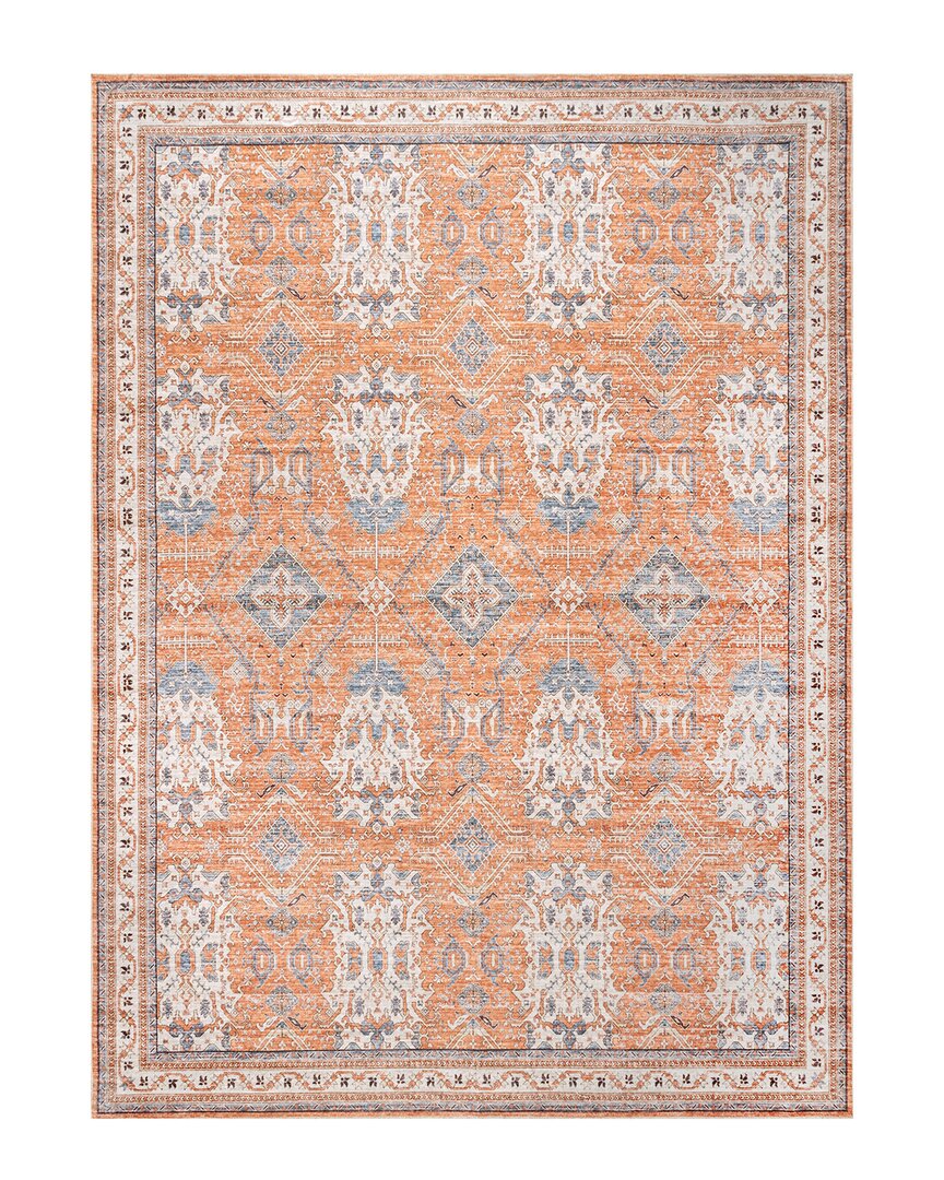 Nuloom Sky Global Washable Rug In Rust