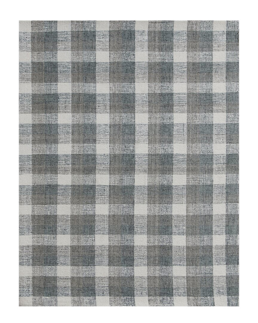 Ar Rugs Tracey Hand-tufted Wool Rug In Grey
