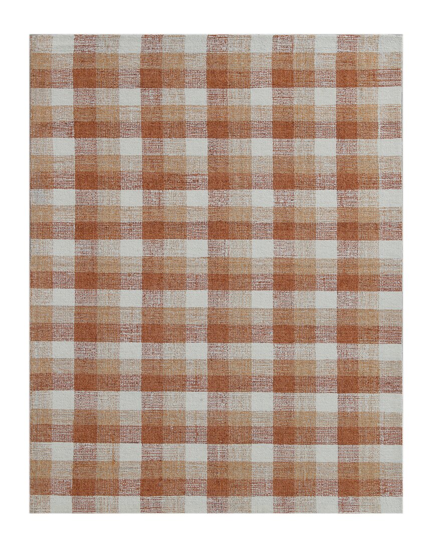 Ar Rugs Tracey Hand-tufted Wool Rug In Orange