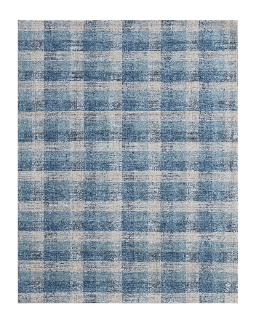 Ar Rugs Tracey Hand-tufted Wool Rug In Blue