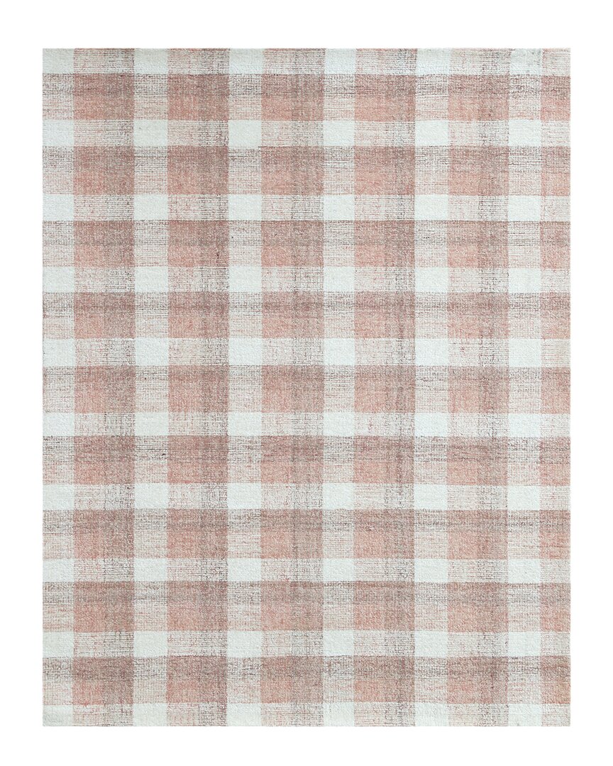 Ar Rugs Tracey Hand-tufted Wool Rug In Rose