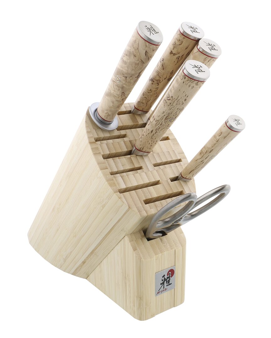 Shop Miyabi Birchwood Sg2 7pc Knife Block Set