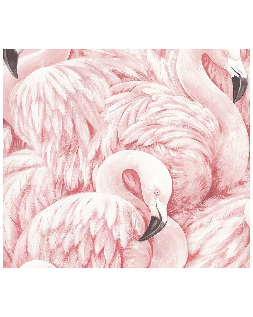 Advantage Horace Light Pink Flamingos Wallpaper