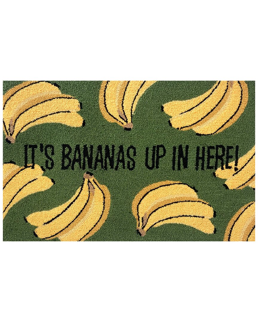 The Rug Market Its Bananas 30x48in Doormat In Green