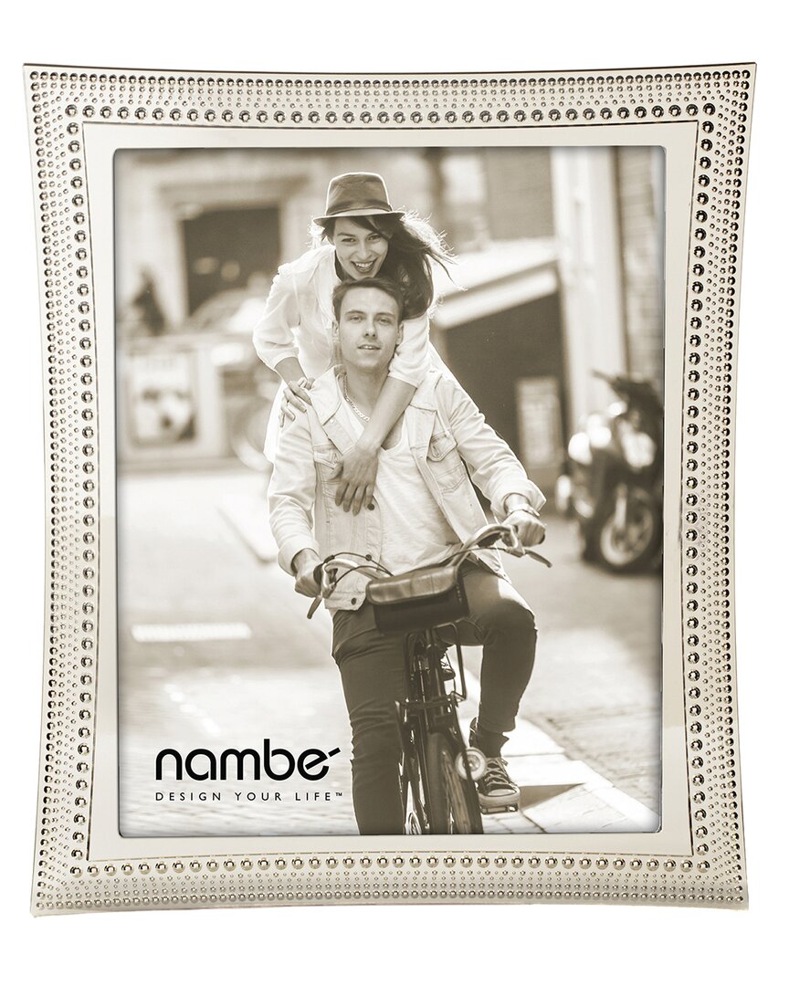 Nambe Nambé Beaded 8x10 Frame In Gray