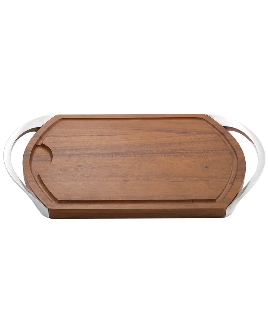 Nambe Nambé Carve & Serve Station 22in In Silver