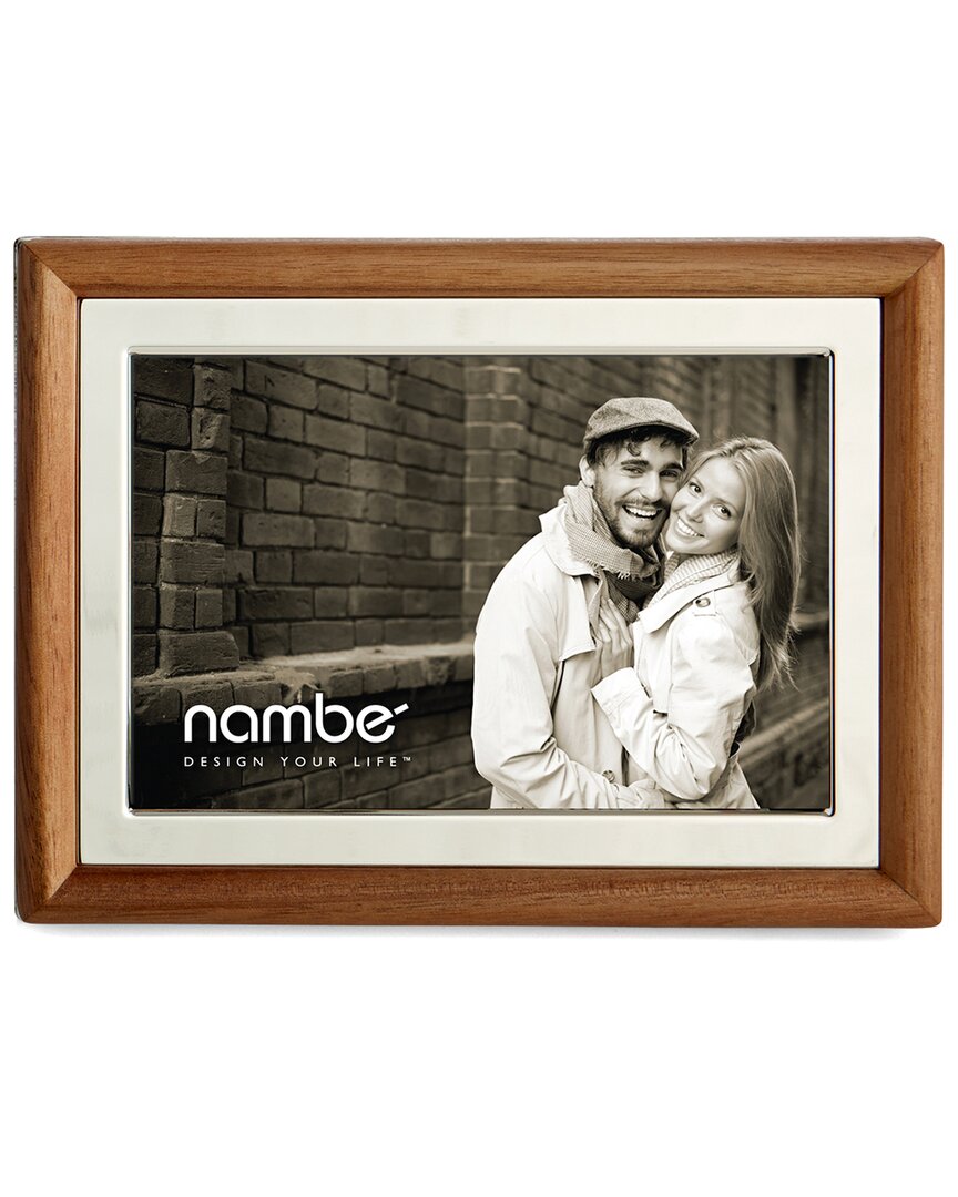 Nambe Nambé Hayden 4x6 Frame In Brown
