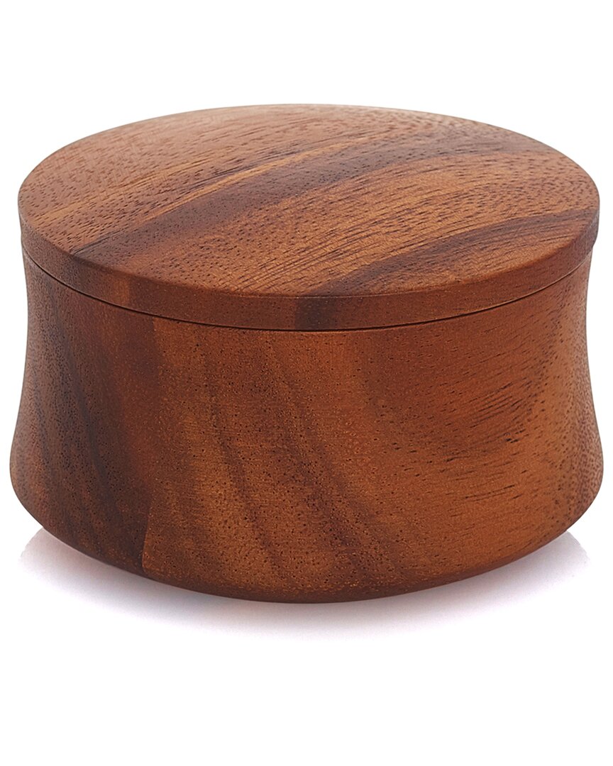Nambe Nambé Nara Salt Cellar In Brown