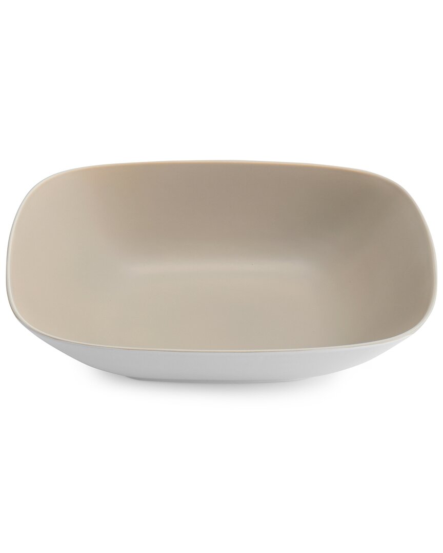 Nambe Pop Collection By Robin Levien Serving Bowl In Brown