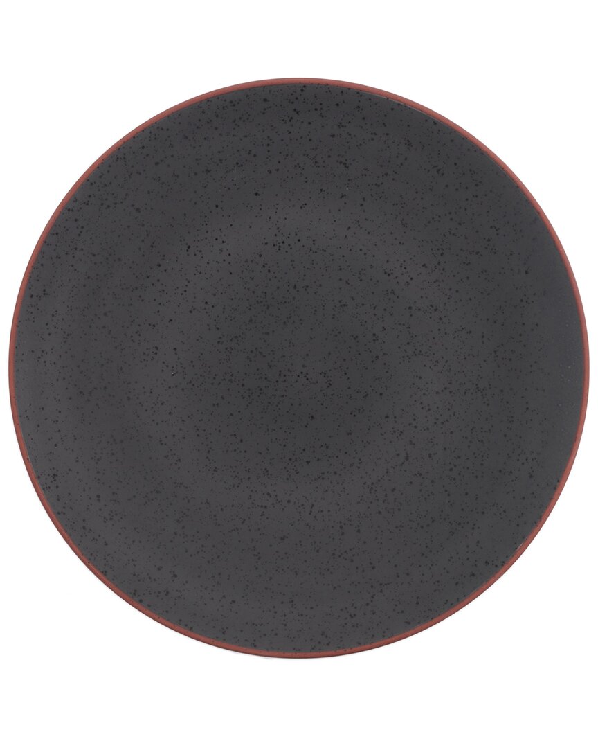 Nambe Nambé Taos Onyx Round Platter 13in In Black