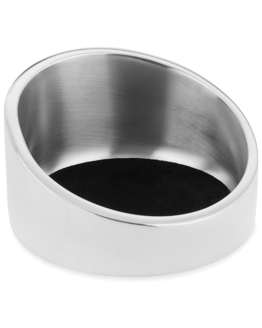 Nambe Nambé Coaster Tilt Wine In Silver